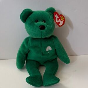 Erin - Retired 1997 beanie baby. Excellent/mint condition.